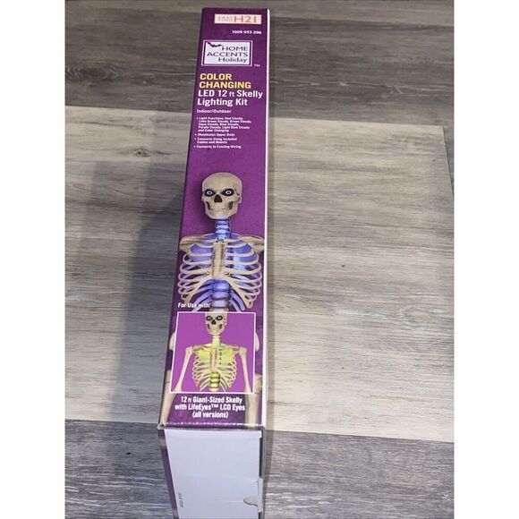 NEW Halloween 12 Ft Skeleton LED Home Accents COLOR CHANGING Lighting Kit - Picture 7 of 8
